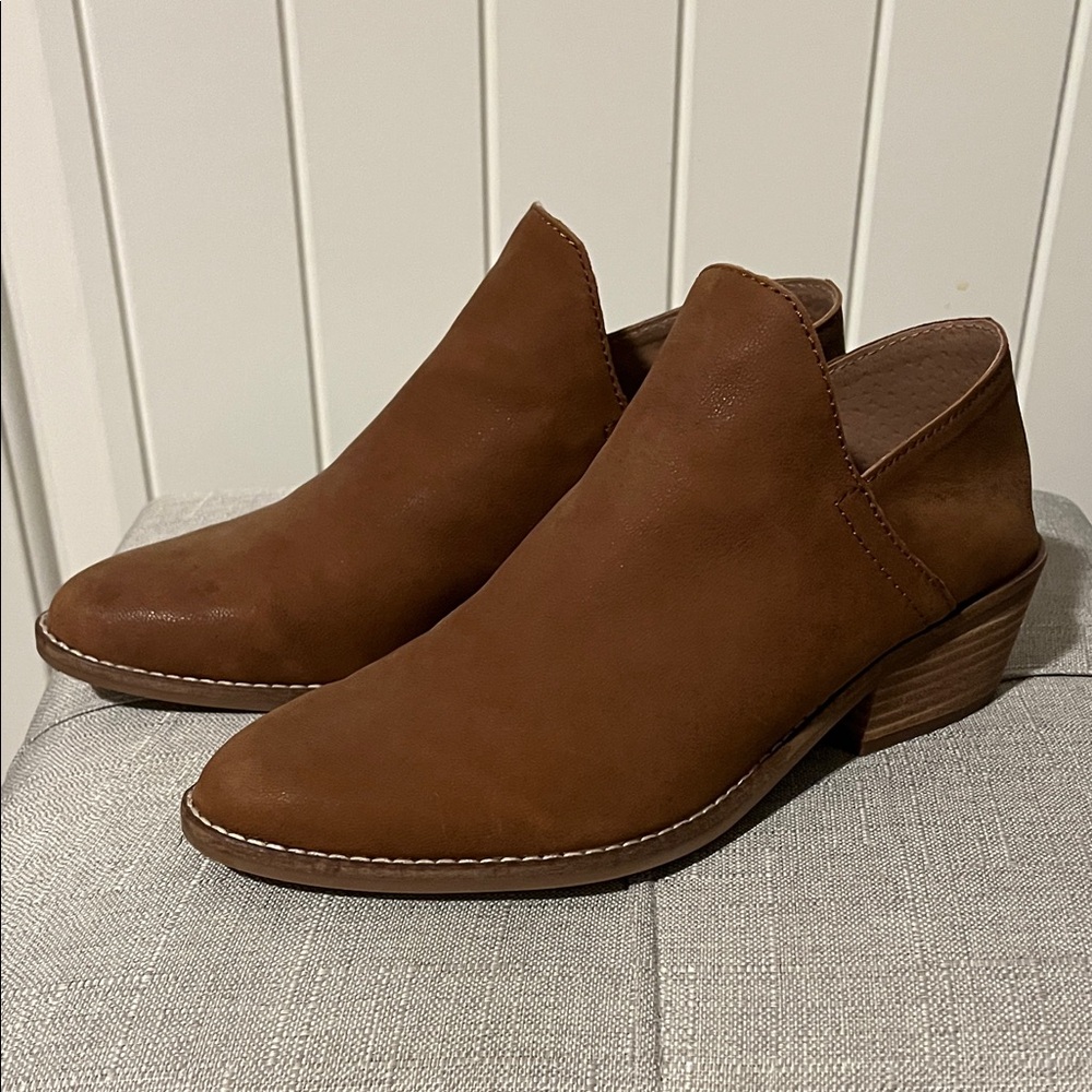 Women’s Brown Lucky Brand Low Heel Ankle Booties